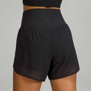 lululemon athletica Black High-Waist Flow Shorts